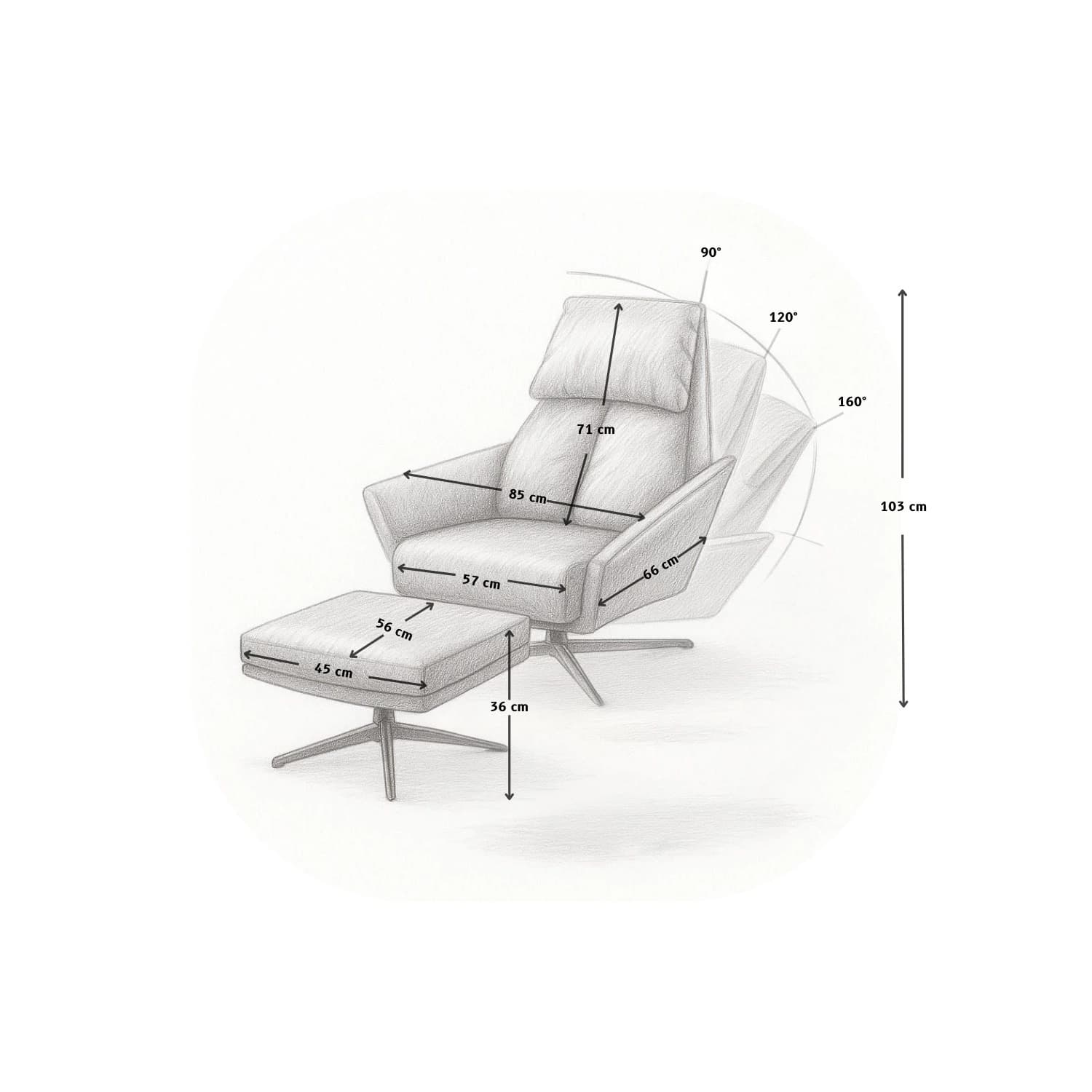 Corra Recliner Armchair