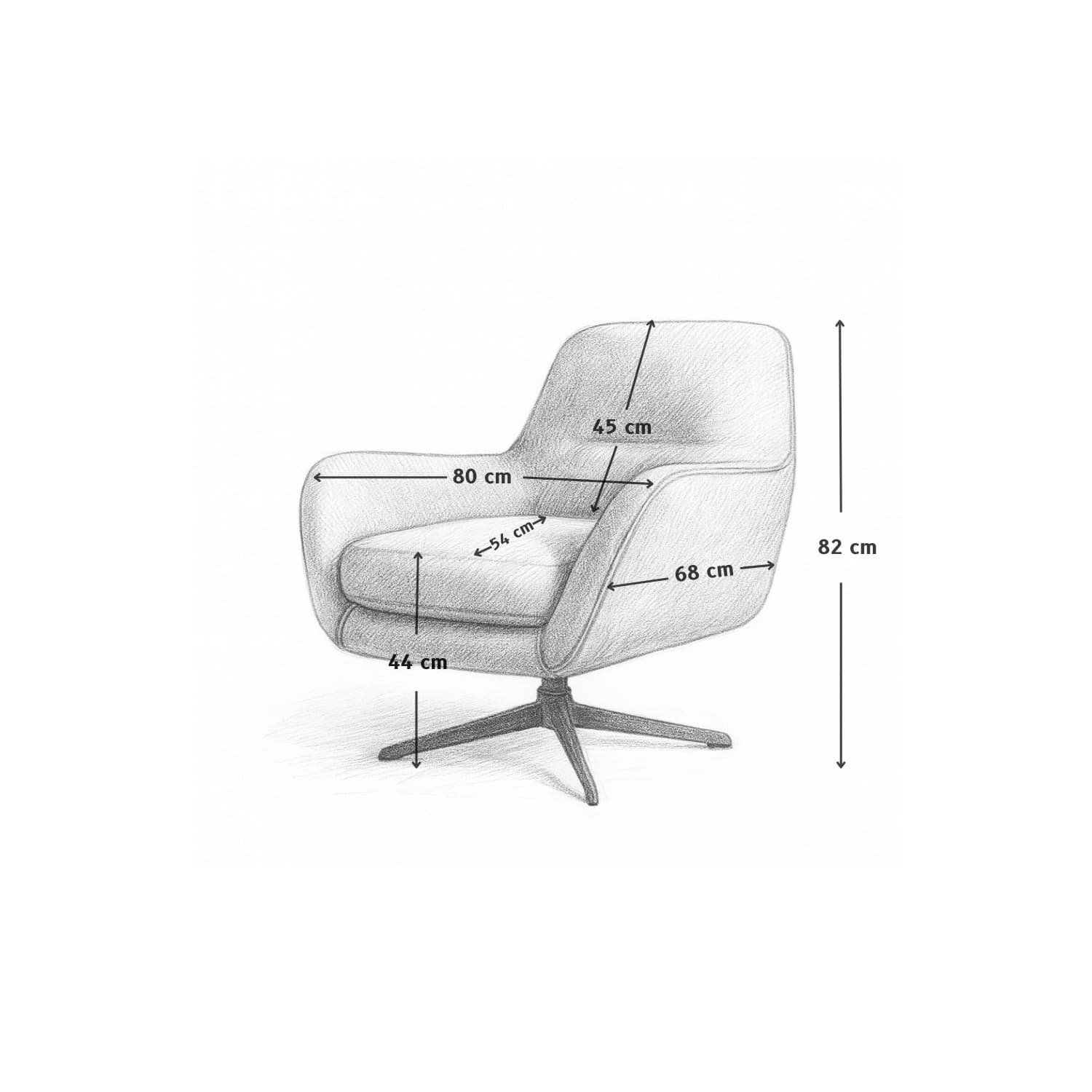 Glasgow Swivel Armchair