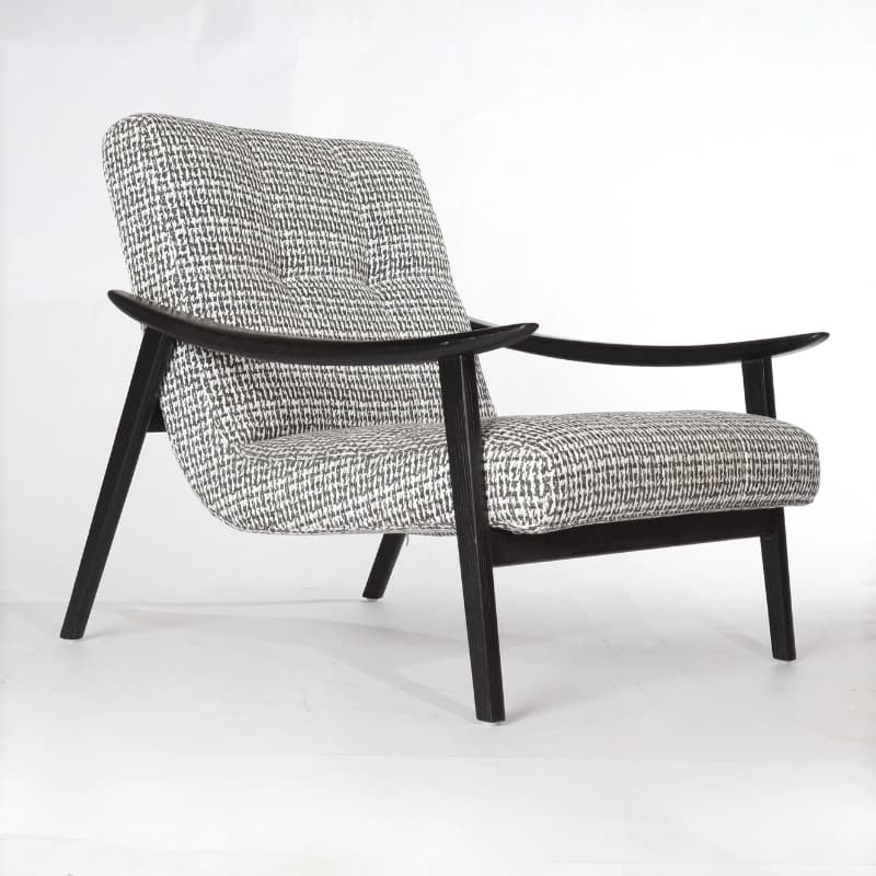 Kiara Hounds Tooth Armchair