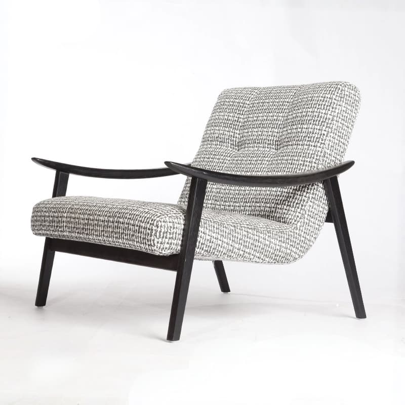 Kiara Hounds Tooth Armchair