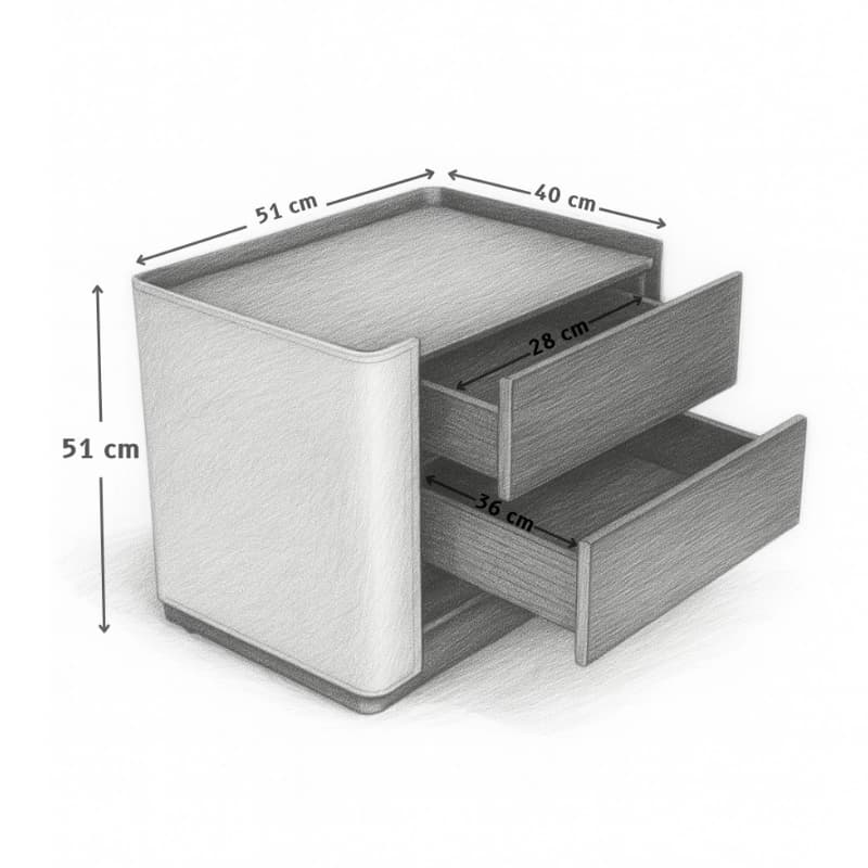 Rosario Bedside Table