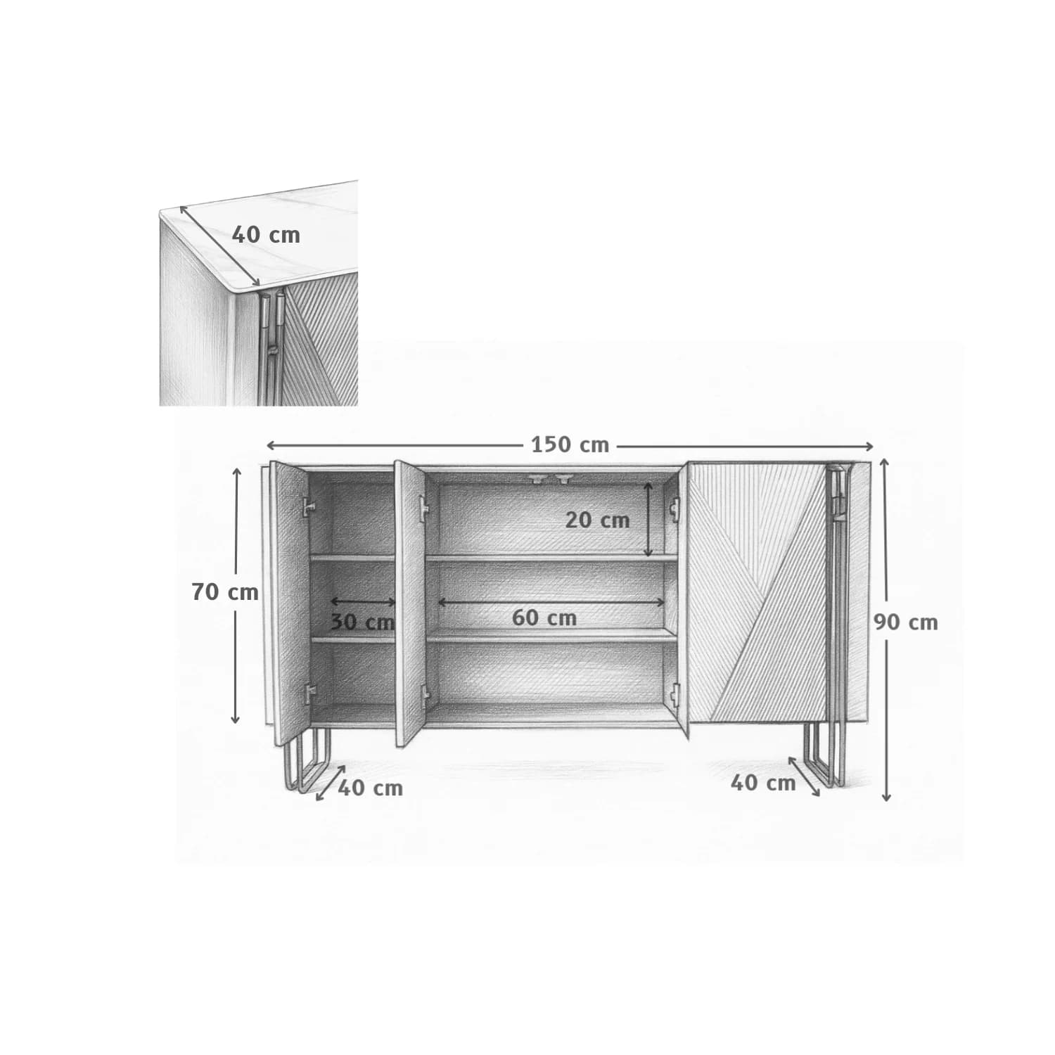 Serenita Side Cabinet