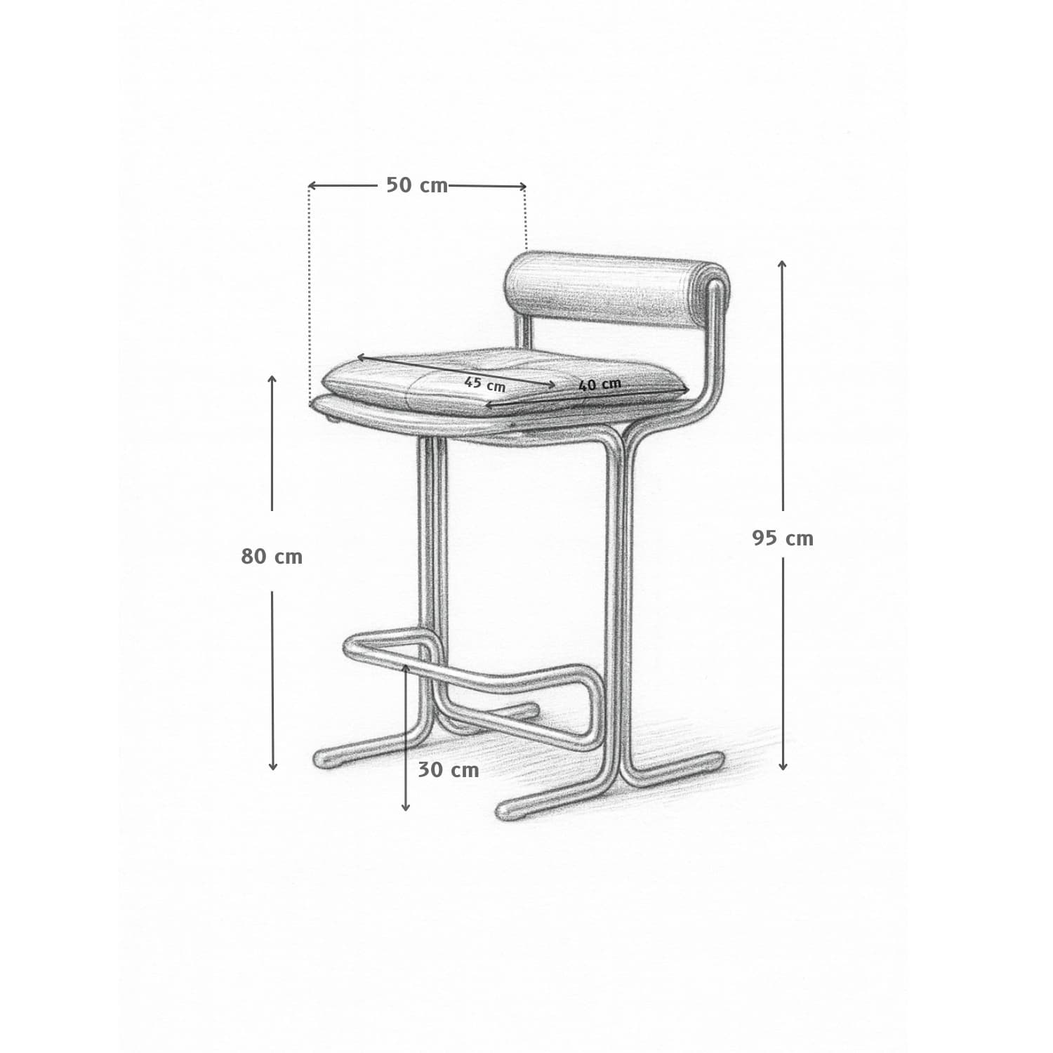 Saddle Barstool