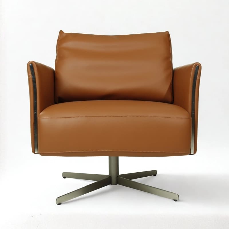 Munich Leather Hinge Chair