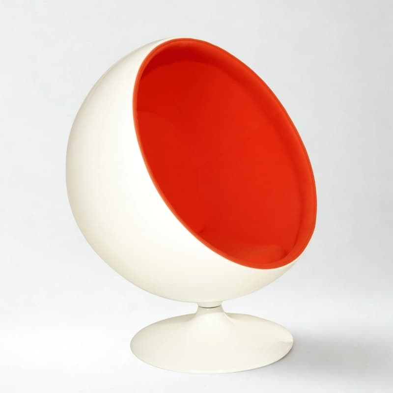 Dome Orange Pod Chair