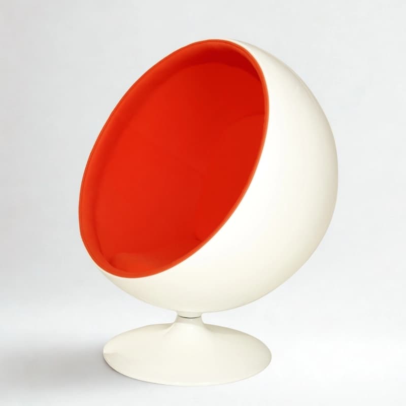 Dome Orange Pod Chair